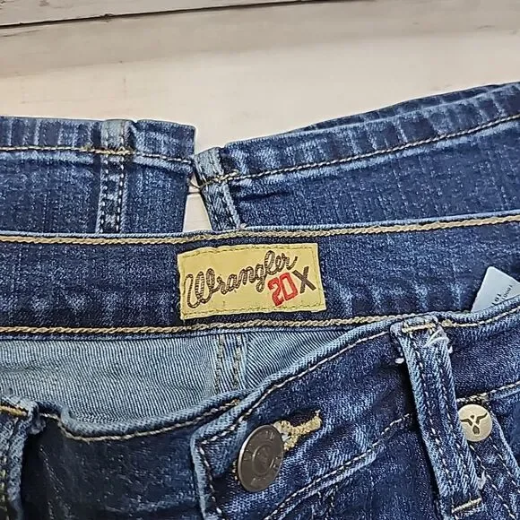 Wrangler Wrangler Vintage Boot Lagoon Jean Denim 18 Slim 26in W - Picture 4 of 12